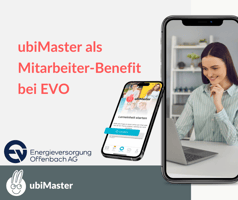ubiMaster als Mitarbeiter-Benefit bei EVO